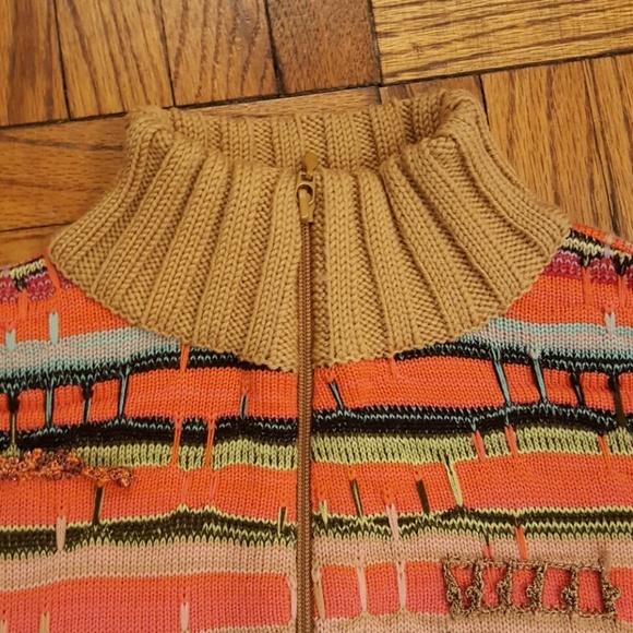 Christian LaCroix Bazaar Zippered Sweater Jacket - Picture 2 of 8